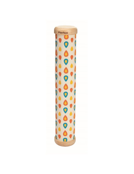 Palo de lluvia de madera PlanToys – instrumento musical sensorial | A Joc Lent