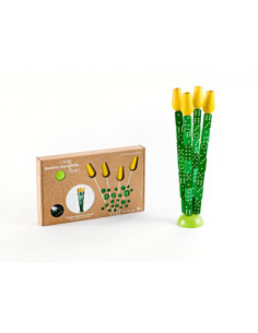 Dominó Tulipanes Milaniwood – juego de mesa madera decorativo | A Joc Lent