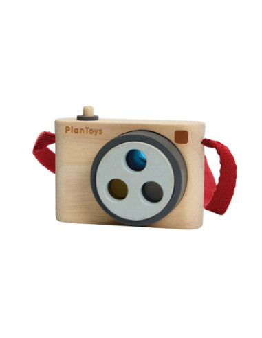 Cámara de fotos de colores PlanToys | Juguete de madera infantil