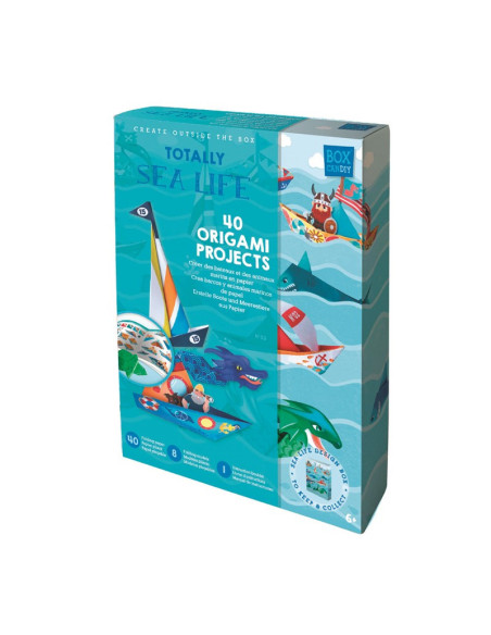 Set de origami Vida Marina Box Candiy | Kit creativo infantil