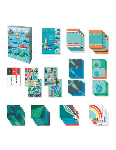 Set de origami Vida Marina Box Candiy | Kit creativo infantil