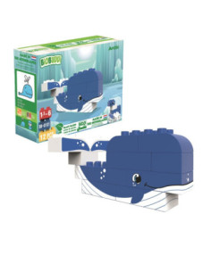 Joc de construcció Balena de l’Àrtic BiOBUDDi | Blocs ecològics
