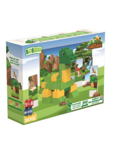 Joc de construcció Brontosaure BiOBUDDi | Blocs ecològics