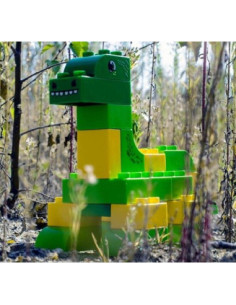 Joc de construcció Brontosaure BiOBUDDi | Blocs ecològics 2