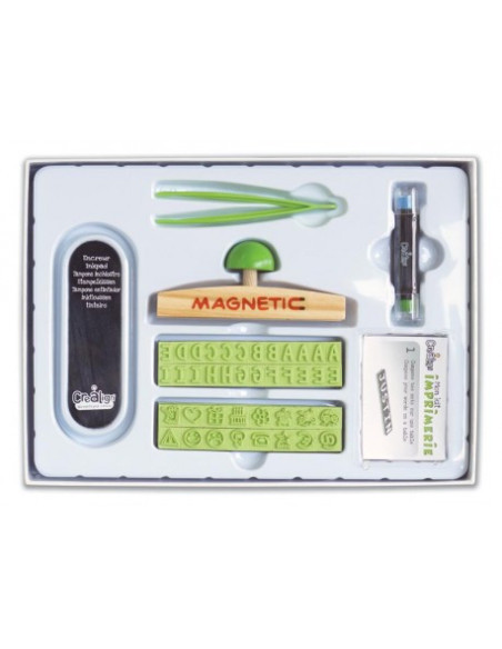 Kit de imprenta con sellos | Manualidad creativa infantil
