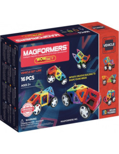 Magformers WOW Set | Juego de construcción magnética infantil