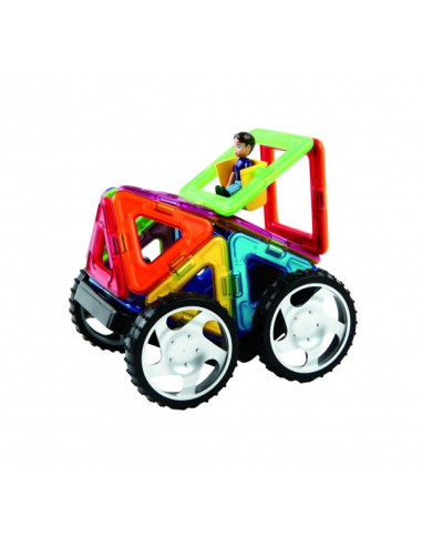 Magformers WOW Set | Juego de construcción magnética infantil