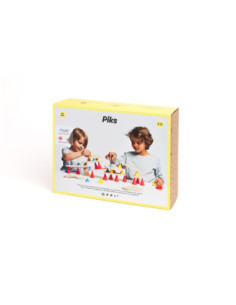 Piks Grande 64 Piezas Oppi – Juego Creativo de Construcción y Equilibrio
