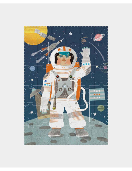 Puzzle de bolsillo Astronauta 36 piezas Londji | Puzzle infantil