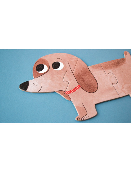 Puzzle I Love My Pets Londji | 7 puzzles reversibles