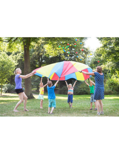 Paracaigudes 3 Metres amb Pilotes | Joc Cooperatiu Infantil