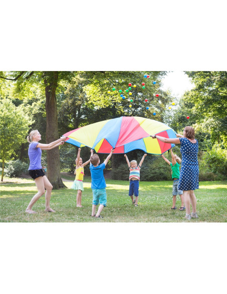 Paracaigudes 3 Metres amb Pilotes | Joc Cooperatiu Infantil