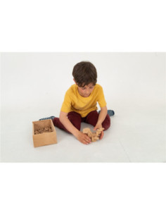 Caixa amb 70 peces de fusta de Fab Brix 2