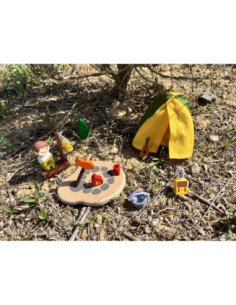 Set de Camping de Madera PlanToys | Juego Simbólico Infantil 2