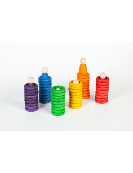 Nins, Anelles i Monedes Grapat | Joc lliure i matemàtiques manipulatives