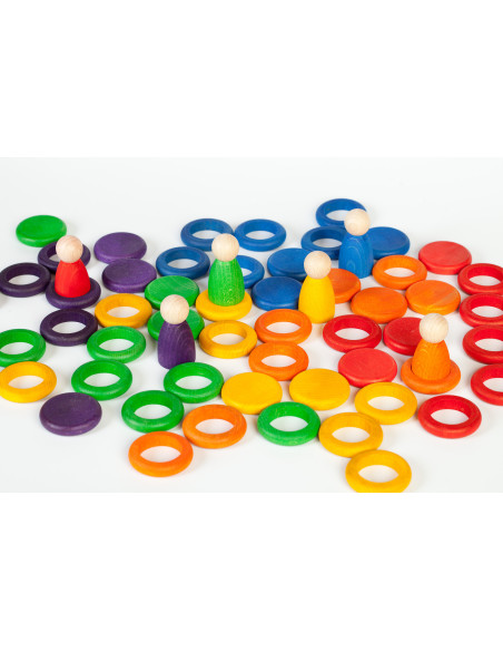 Nins, Anelles i Monedes Grapat | Joc lliure i matemàtiques manipulatives