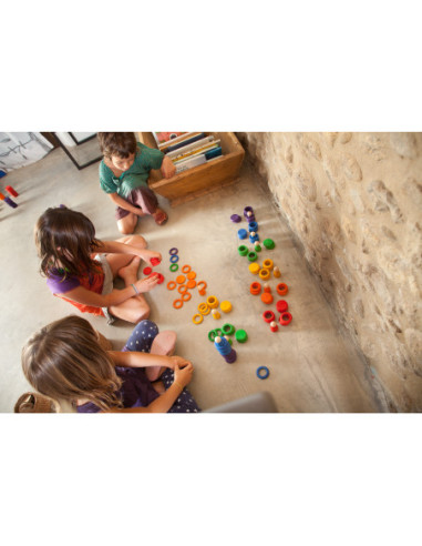 Nins, Anelles i Monedes Grapat | Joc lliure i matemàtiques manipulatives