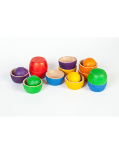 Cuencos y Bolas Grapat | Juego libre y matemáticas manipulativas 2