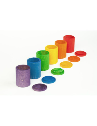 Cubilets pintats amb tapa de GRAPAT