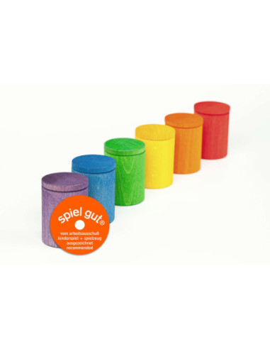 Cubilets pintats amb tapa de GRAPAT