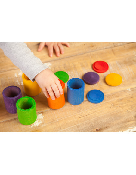 Cubilets pintats amb tapa de GRAPAT