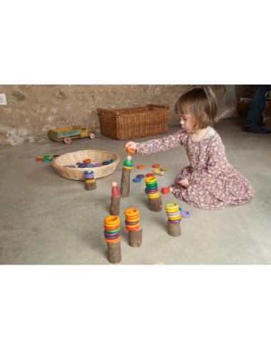 Nins Carla Grapat | Juego abierto con nins, anillas y monedas