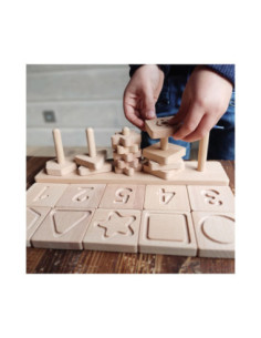 Sensory Geo String Shapes | Juego Sensorial de Formas Geométricas 2