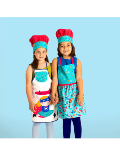 Delantal y Gorro Power | Conjunto Infantil de Cocina 2