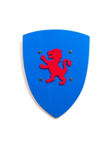 Escut de Fusta de Color Blau | Disfressa Medieval Infantil