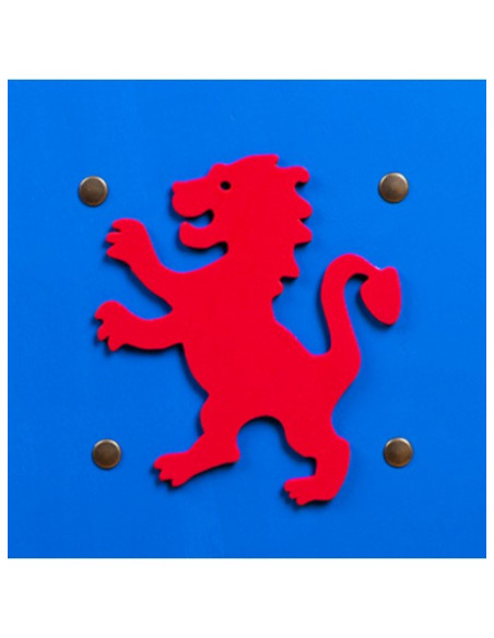 Escudo de Madera de Color Azul | Disfraz Medieval Infantil