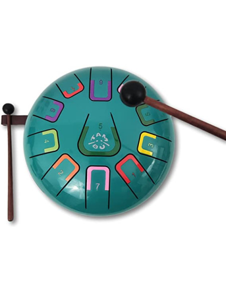 Tambú Verde Turquesa | Instrumento de Percusión Melódico