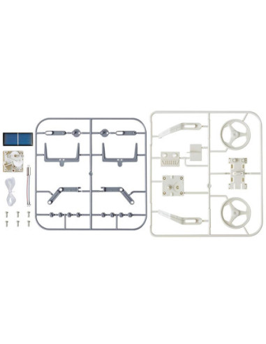 Mini robot solar 3 en 1 | Kit STEM de robòtica i energia solar | A Joc Lent