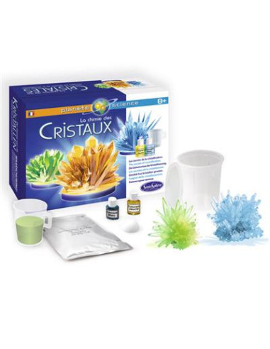 La química dels cristalls | Kit STEM d'experiments científics | A Joc Lent