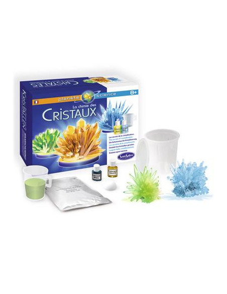 La química dels cristalls | Kit STEM d'experiments científics | A Joc Lent
