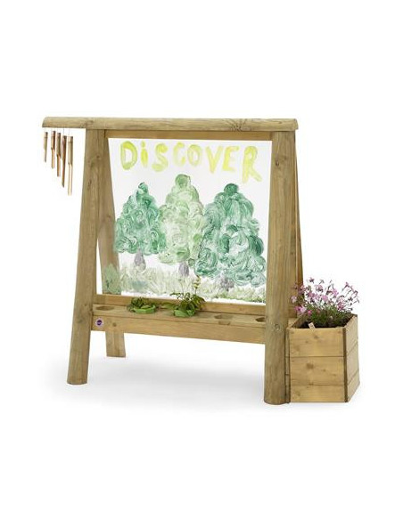 Pissarra de fusta exterior de Plum Discovery Crea i Pinta