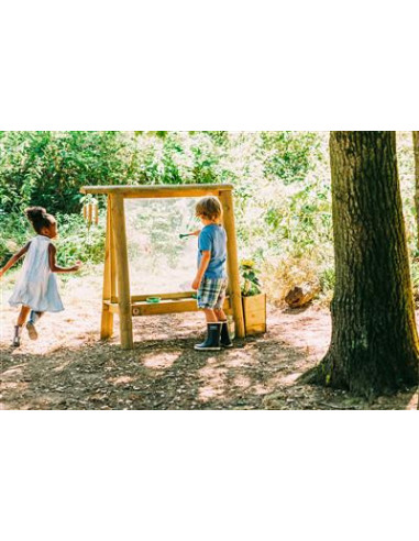 Pissarra de fusta exterior de Plum Discovery Crea i Pinta