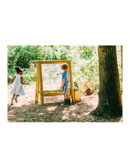 Pissarra de fusta exterior de Plum Discovery Crea i Pinta