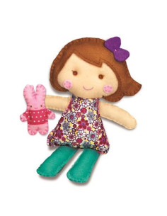 Cose tu Muñeca y su Conejito de Peluche 4M | Kit de Costura Infantil 2