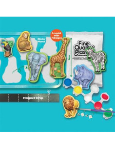 Moldes y Pintura Safari 4M | Manualidad Creativa con Yeso 2