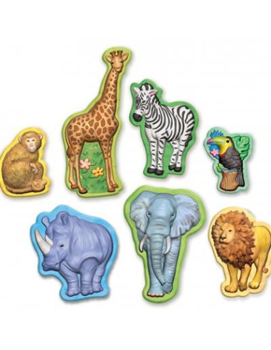 Moldes y Pintura Safari 4M | Manualidad Creativa con Yeso
