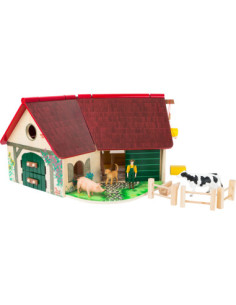 Granja de madera Woodfriends Small Foot | Juego simbólico con animales