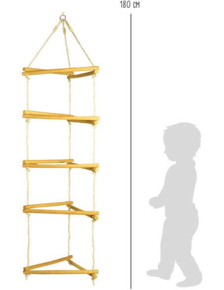 Corda per a escalar Small Foot | Joc de motricitat per a exterior
