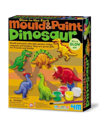 Crea i pinta dinosaures 4M | Kit creatiu de manualitats