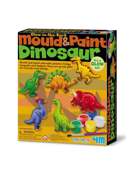 Crea i pinta dinosaures 4M | Kit creatiu de manualitats