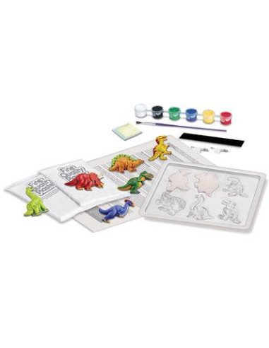 Crea i pinta dinosaures 4M | Kit creatiu de manualitats
