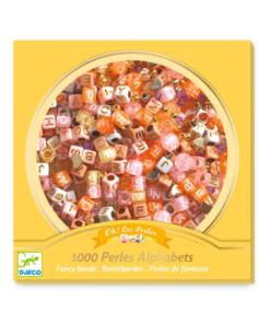Perles alfabet daurades | Kit de 1.000 perles