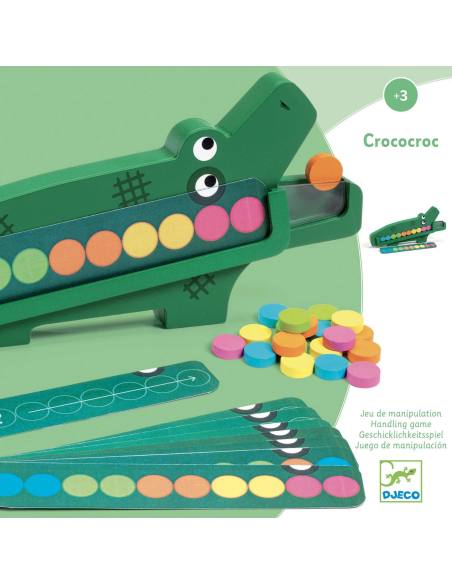Crococroc Djeco | Joc de memòria i lògica de fusta