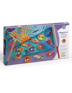 Juego de pesca magnética Graphic Djeco | Juego de habilidad infantil
