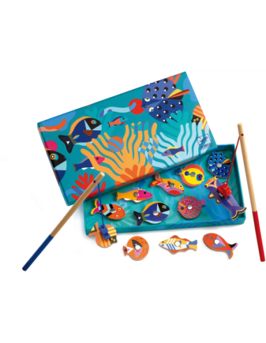 Joc de pesca magnètica Graphic Djeco | Joc d'habilitat infantil
