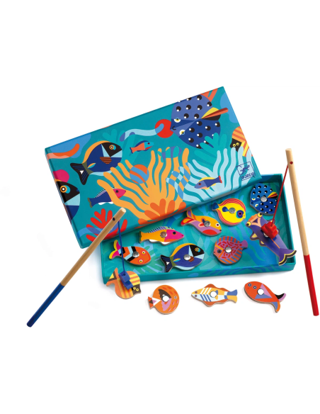 Joc de pesca magnètica Graphic Djeco | Joc d'habilitat infantil